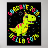 Goodbye 2025 Hello 2026 Happy New Year 2026 Nye Cu ポスター (正面)