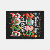 Goodbye 2025 Hello 2026 Happy New Year Christmas P フリースブランケット (正面(横))