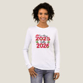 Goodbye 2025 Hello 2026 Happy New Year T-Shirt トライブレンドＴシャツ (正面全体)