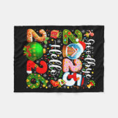 Goodbye 2025 Hello 2026 Happy New Year's Eve Chris フリースブランケット (正面(横))