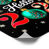 Goodbye 2025 Hello 2026 Happy New Year's Eve Chris ポスター (角)