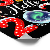 Goodbye 2025 Hello 2026 Merry Christmas Happy New  ポスター (角)