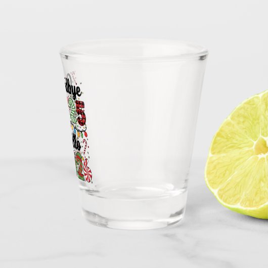 Goodbye 2025 Hello 2026 New Year Resolution   ショットグラス (右)