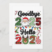 Goodbye 2025 Hello 2026 New Year Resolution   ノートカード (正面/裏面)