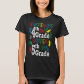 Goodbye 4th Grade Hello 5th Grade Back To School S Tシャツ (正面)