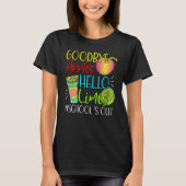 Goodbye Apples Hello Limes School s Out  Apples Su Tシャツ (正面)