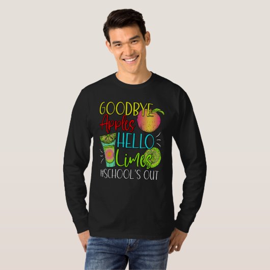 Goodbye Apples Hello Limes School s Out  Apples Su Tシャツ (正面フル)