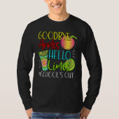 Goodbye Apples Hello Limes School s Out  Apples Su Tシャツ (正面)