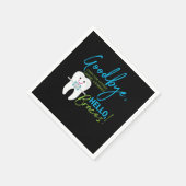 Goodbye Candy Gums And Gummies Hello Braces Dentis スタンダードカクテルナプキン (角)