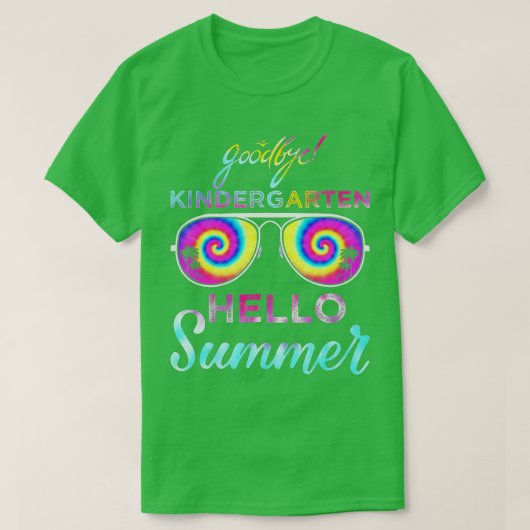 Goodbye Kindergarten Hello Summer Last Day Of Scho Tシャツ (デザイン正面)