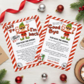 Goodbye Letter  From Your Elf 招待状