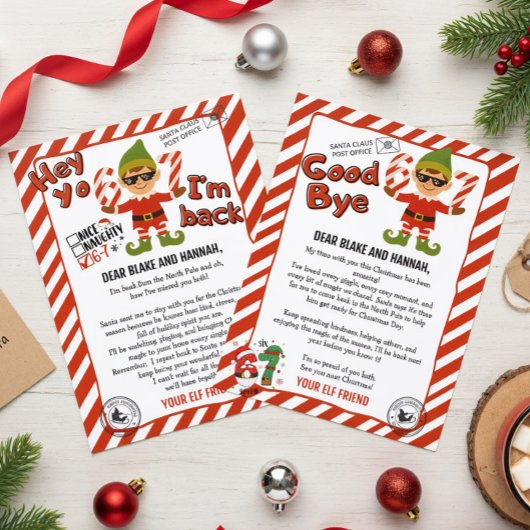 Goodbye Letter  From Your Elf 招待状