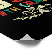 Goodbye Peace Out 4th Grade Graduate Eighth Grader ポスター (角)