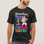 Goodbye Preschool Graduation Hello Kindergarten Pr Tシャツ (正面)