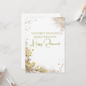 Goodbye Tension Hello Pension Elegant Retirement カード (正面/裏面インサイチュ)