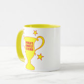 Goodest Teecher世界で最も最高のな先生-世界の マグカップ (正面左)