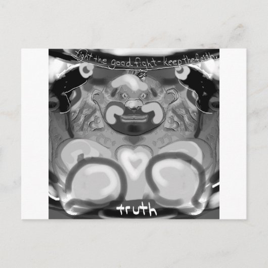 goodfightboxer.png ポストカード (正面)