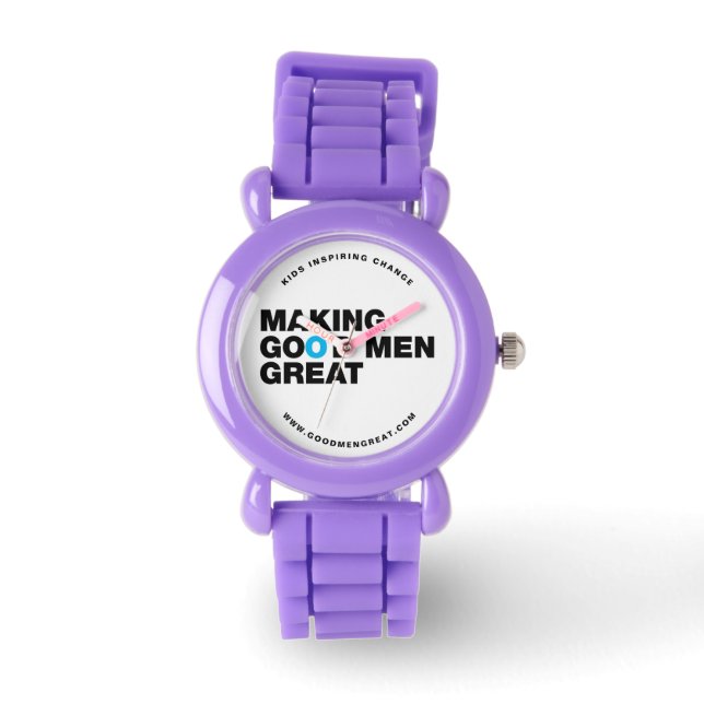 GoodMenGreat.com KIDS Watchの作成 腕時計 (正面)