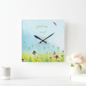 Goodness and Mercy - Psalm 23 Inspired スクエア壁時計 (ホーム)