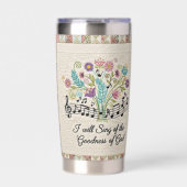 Goodness of God quilted look personalized 保温保冷タンブラー (正面)