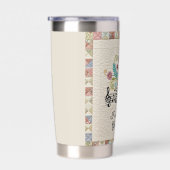 Goodness of God quilted look personalized 保温保冷タンブラー (右面)