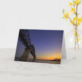 Goodnight月 カード (黄色い花)