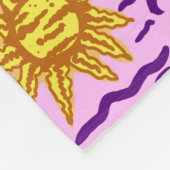 Goodnight sleepy head フリースブランケット (角)