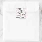 GoodNotesのデジタルプランナーのシール スクエアシール (バッグ)