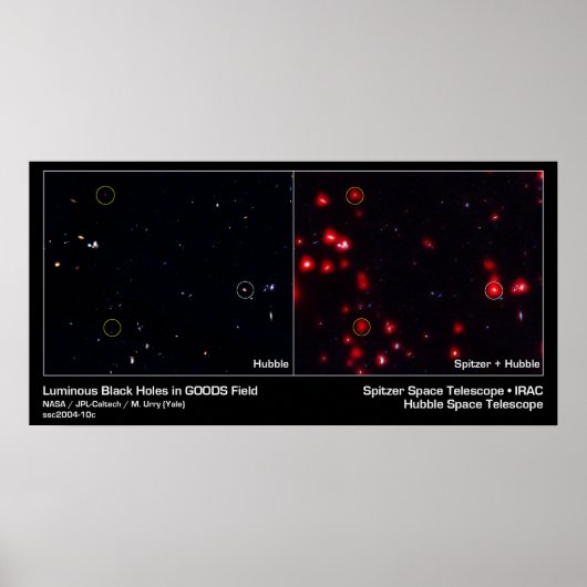 GOODSフィールドの明るいブラックホール ポスター (正面)