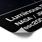 GOODSフィールドの明るいブラックホール ポスター (角)