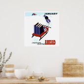 Good's 読 Ahead WPAポスター ポスター (キッチン)