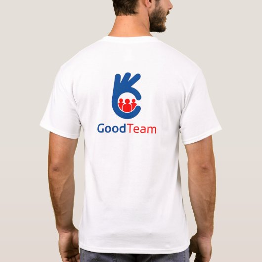 GoodTeam Unity Tee – Celebrate Teamwork Tシャツ (裏面)