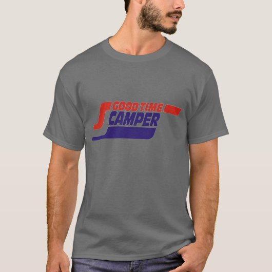 Goodtime Cmaperのギア-人は袖Tをショートさせます Tシャツ (正面)