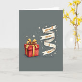 Goodwill Peace Hope Gift Holiday Card カード (黄色い花)