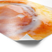 Gooey Cinnamon Roll with Icing - Dessert Photo フォトプリント (角)