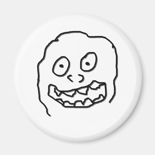 Goof Doodle Nut 0003白黒 マグネット (正面)