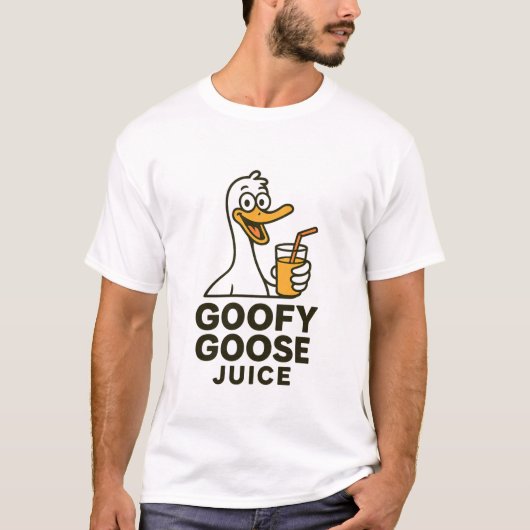 Goofy Goose Juice – Fun & Quirky Designs for Every Tシャツ (正面)