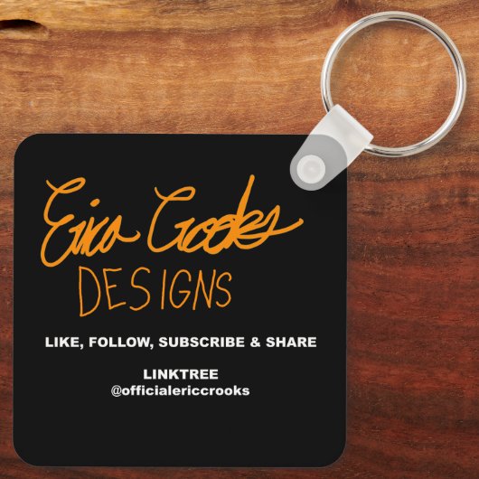 goofy skull skeleton face キーホルダー (裏面)