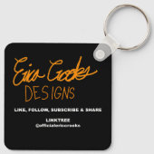 goofy skull skeleton face キーホルダー (裏面)