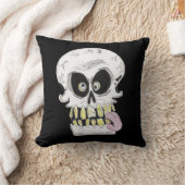 goofy skull skeleton face クッション (ブランケット)