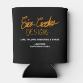 goofy skull skeleton face 缶クーラー (裏面)