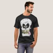 goofy skull skeleton face tシャツ (正面フル)