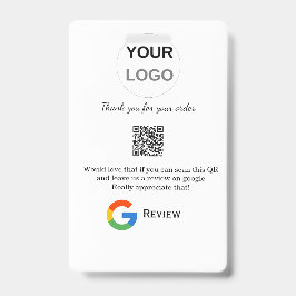 Googleのレビュー用事業ロゴ QRコードをスキャンしてレビュー バッジ