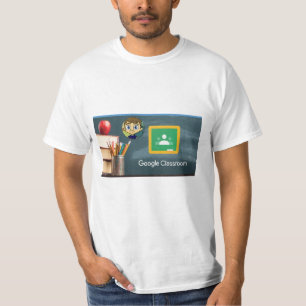 Googleの教室にシャツを着る Tシャツ