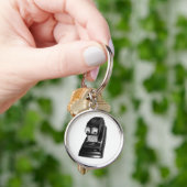 Googleの目でホッチキス キーホルダー (手)