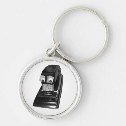 Googleの目でホッチキス キーホルダー (正面)