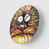 Googleはモンスターの時計を注目しました ラウンド壁時計 (傾斜)