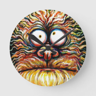 Googleはモンスターの時計を注目しました ラウンド壁時計