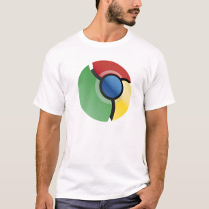 Googleアイコン – Des付きGoogle Chromeロカラフルゴ Tシャツ