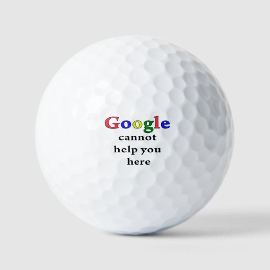Googleゴルフボール ゴルフボール (正面)